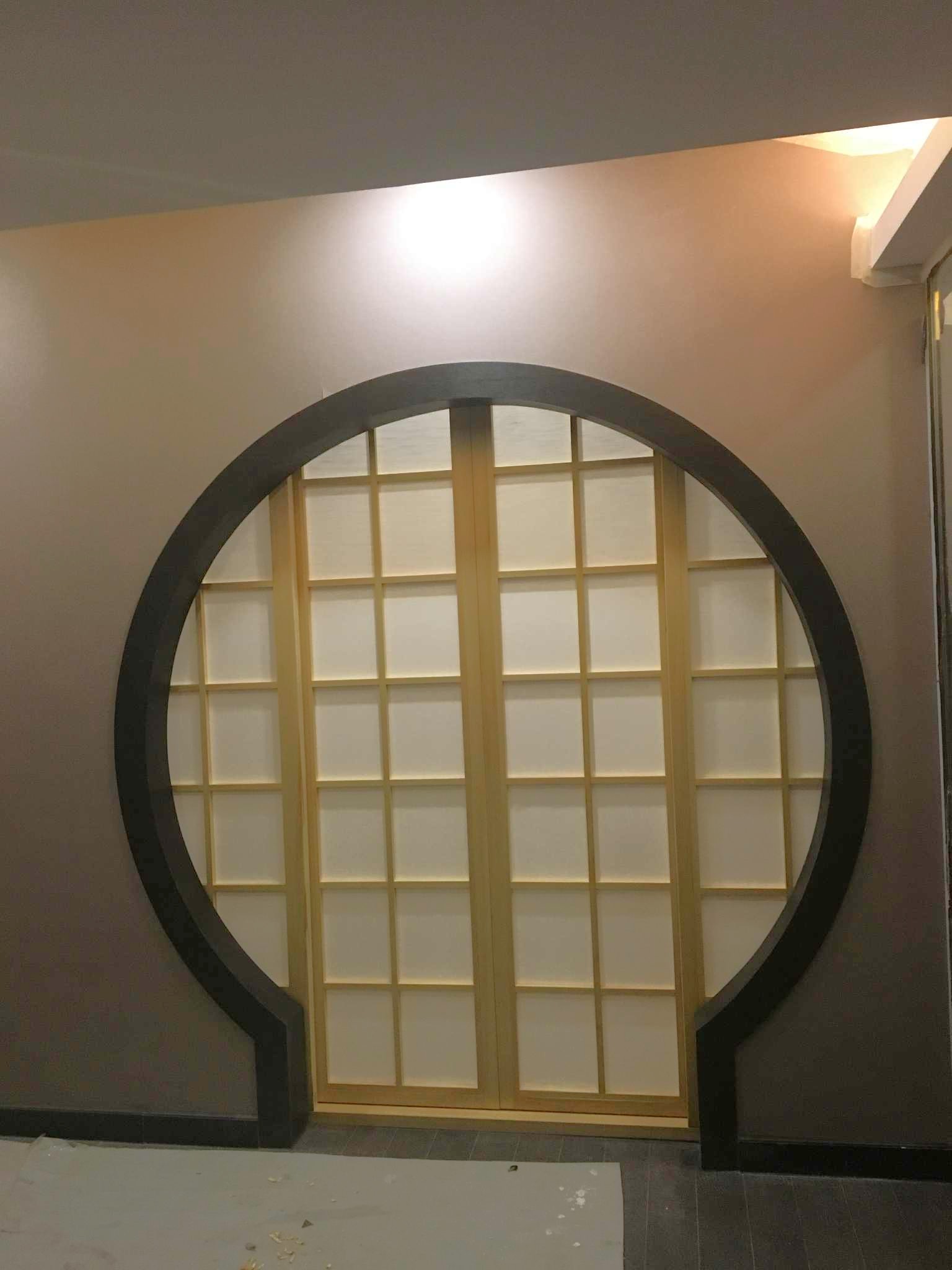 Unique Circular Shoji Screen