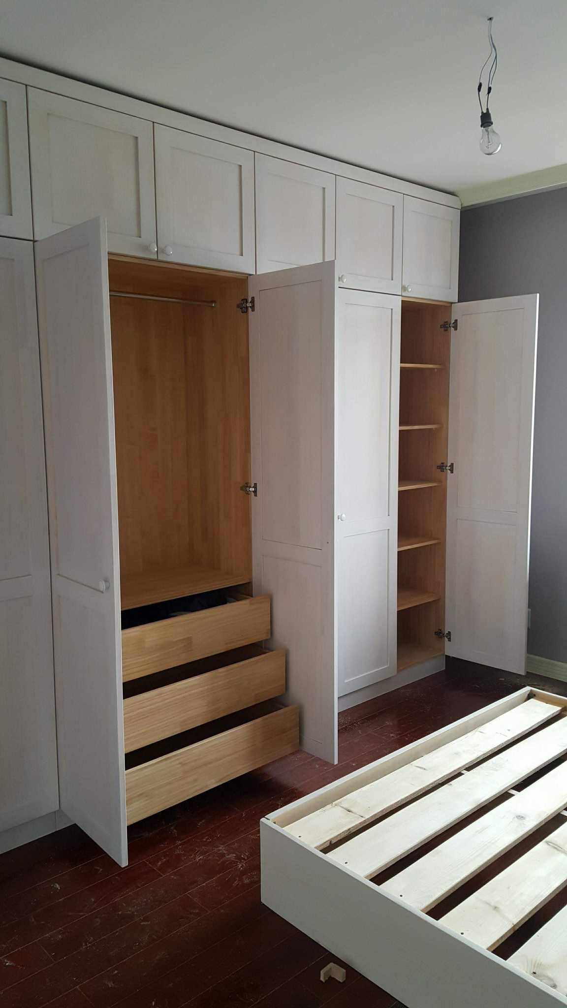 Natural Wood Interior Closet System